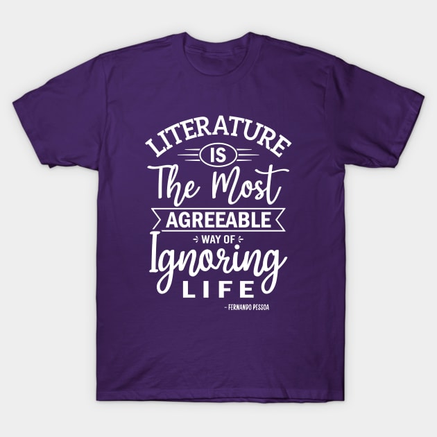 Escape into a Book! T-Shirt by WrittenWordNerd